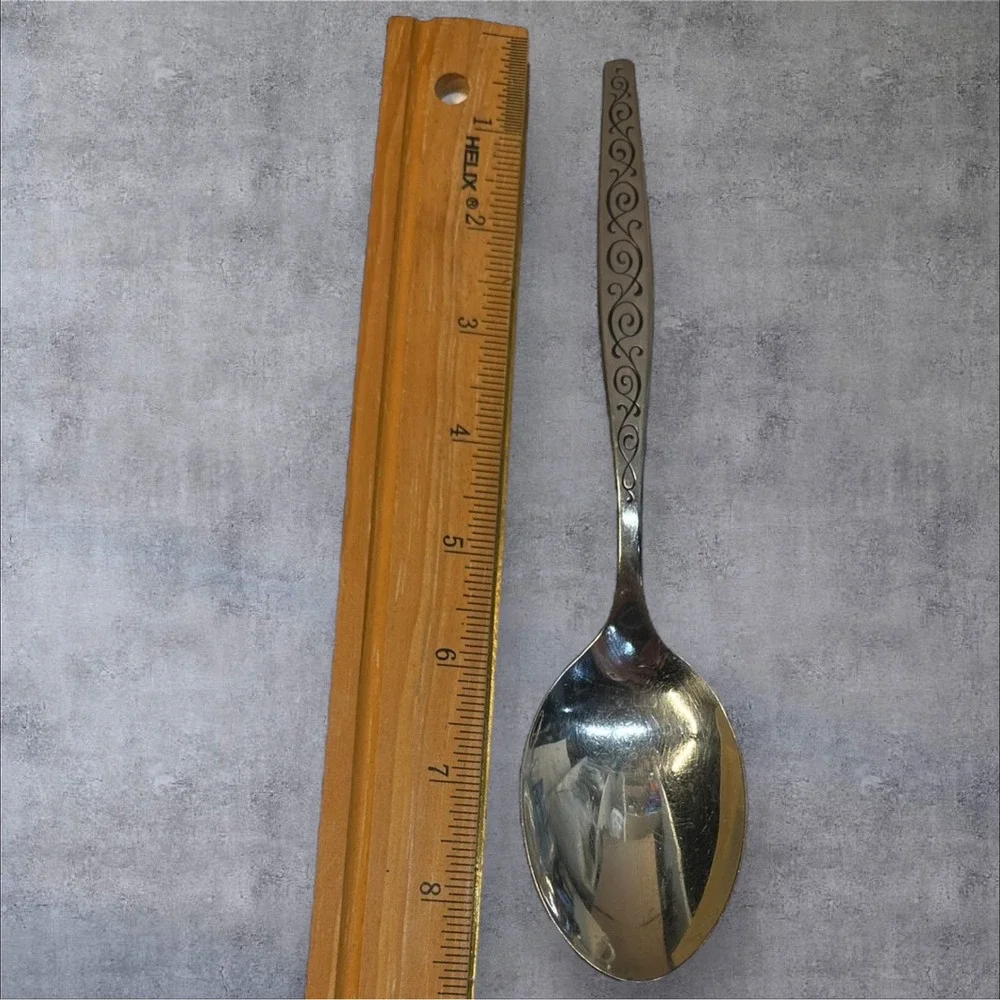 Lot of 7-Gorham SPANISH SCROLL Silver Stainless Replacement‎ Spoons/Forks